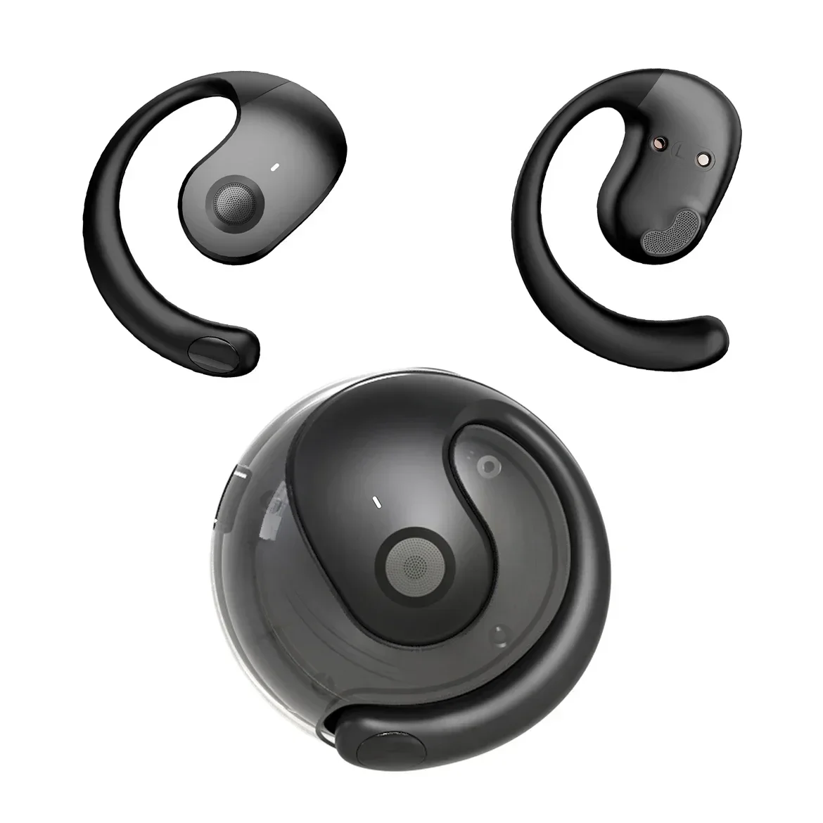 Headphones - Беспроводная Bluetooth-гарнитура TWS с прозрачным корпусом