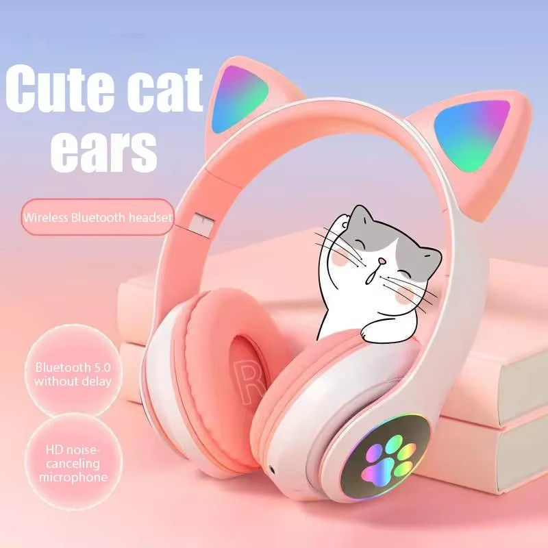 Anc Wireless Over Ear Headphones - JST-28 Беспроводные наушники Котячие уши Bluetooth