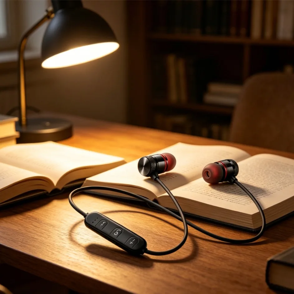 Magnetic Neckband Sports Earphones - Беспроводные Bluetooth-наушники reo Sound с регулируемым