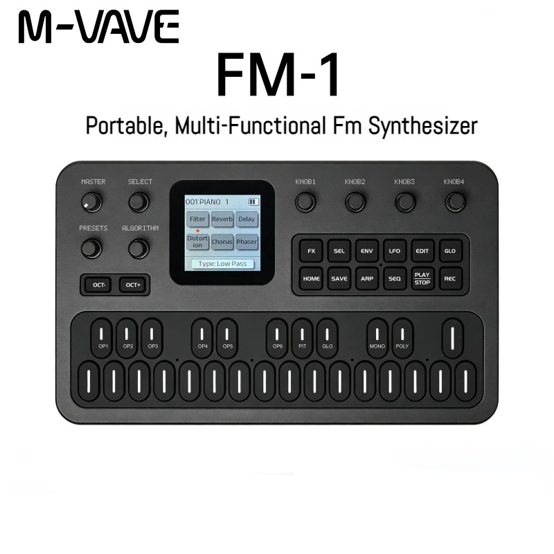 Портативный FM1 синтезатор M-V – обзор и цена Speakers