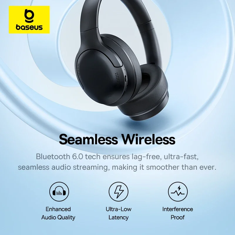 Беспроводные наушники Baseus B – обзор и цена Anc Wireless Over Ear Headphones