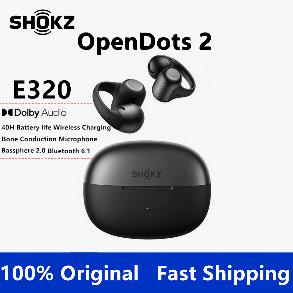 SHOKZ OpenDots 2 – беспроводны – обзор и цена Type C Wired Earphones With Mic