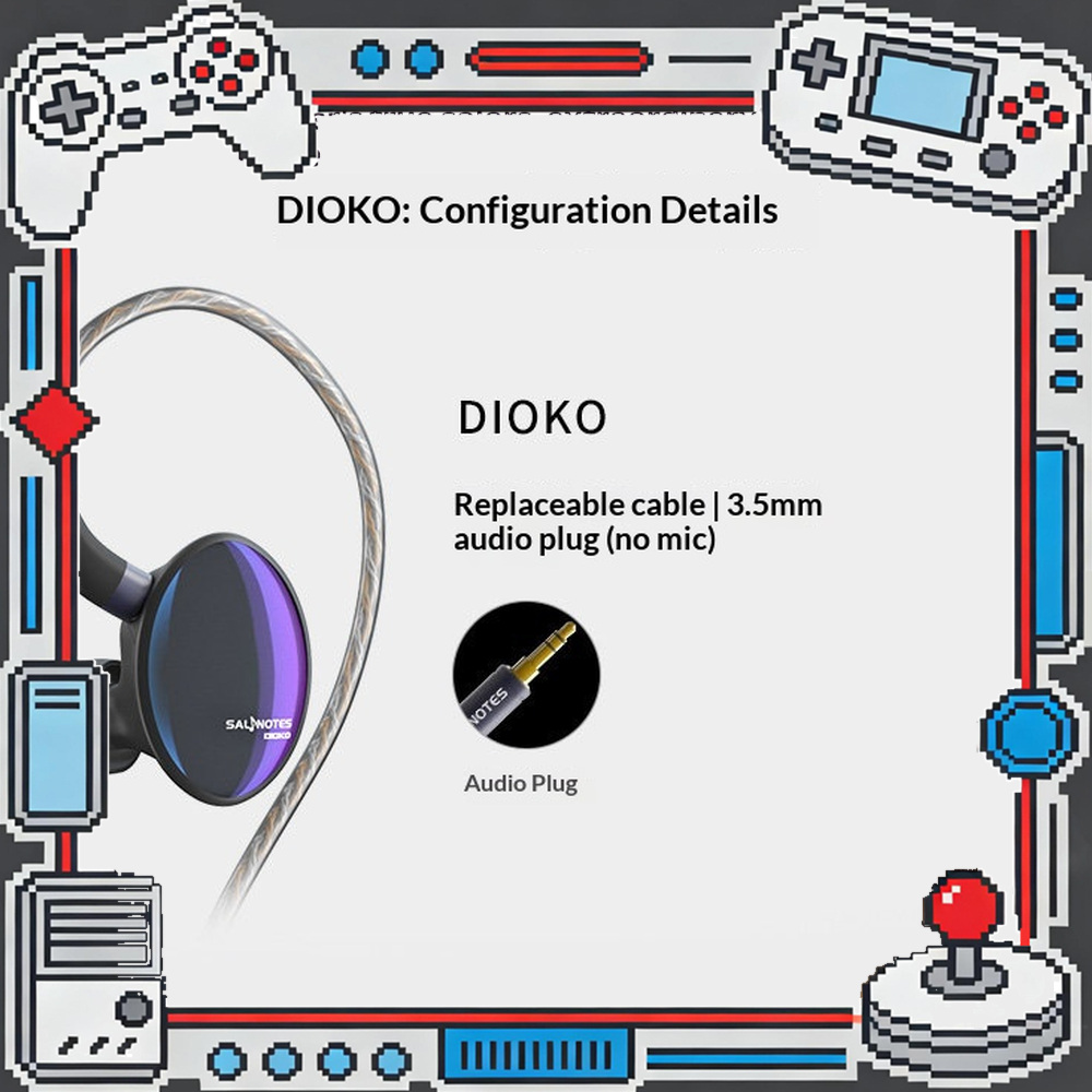 7Hz x Crinacle Dioko Планарно- – обзор и цена Planar Magnetic Iem Earphones