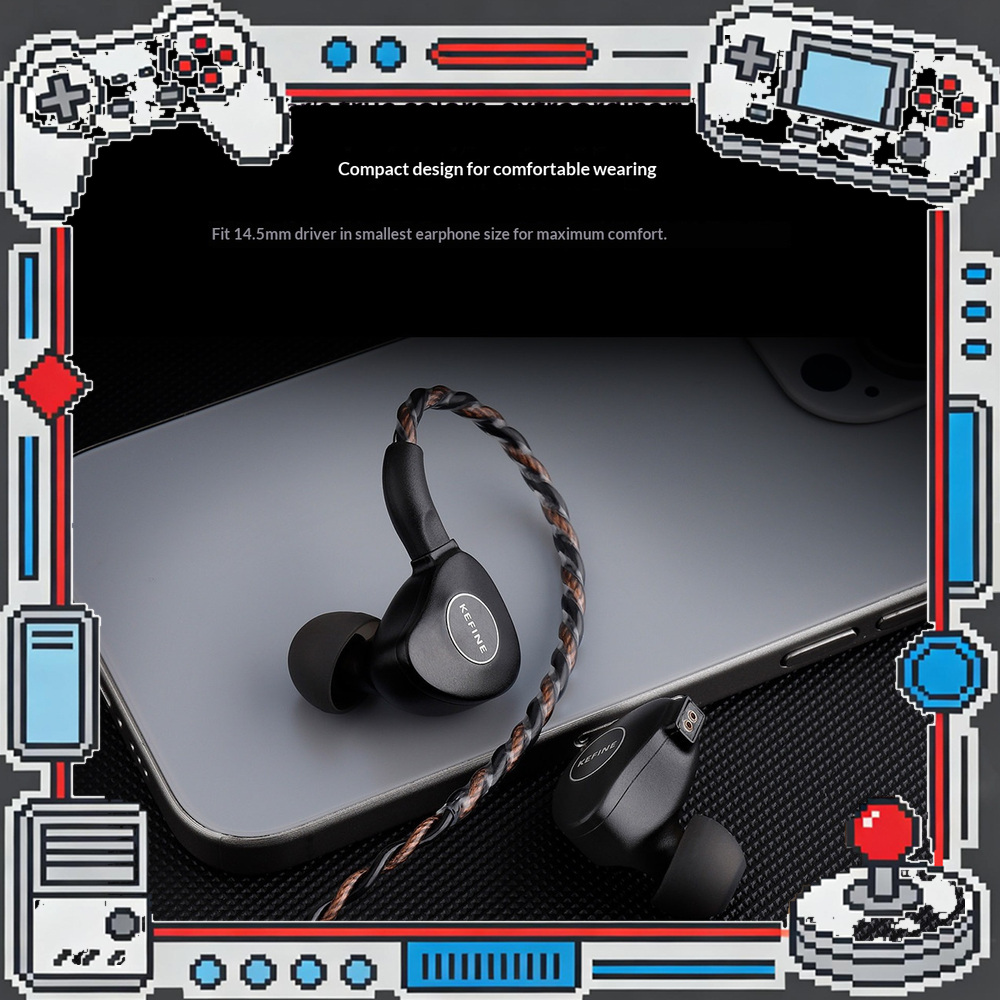 KEFINE Klanar 14.5 мм внутрика – обзор и цена Planar Magnetic Iem Earphones